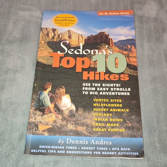 Book Sedona Top 10 Hikes Hiking Travel Easy Stroll Advanced Big Adventures - Picture 1 of 9